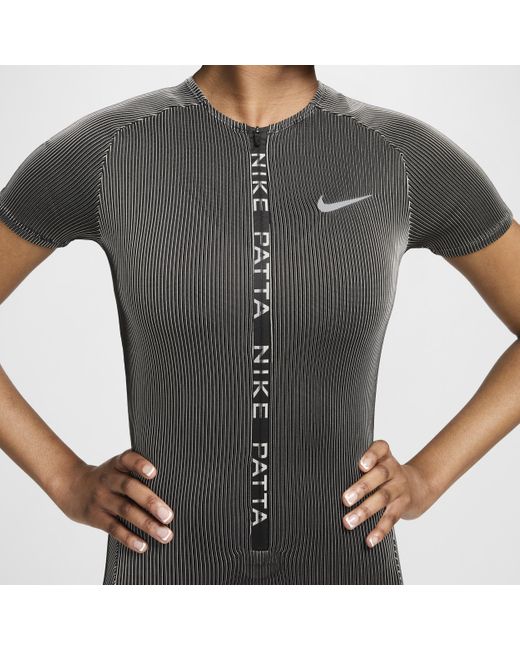 Nike Gray X Patta Running Team Racing Suit Polyester