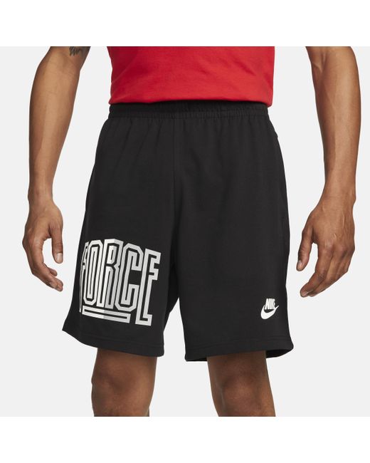 Shorts da basket dri-fit 20 cm starting 5 di Nike in Black da Uomo