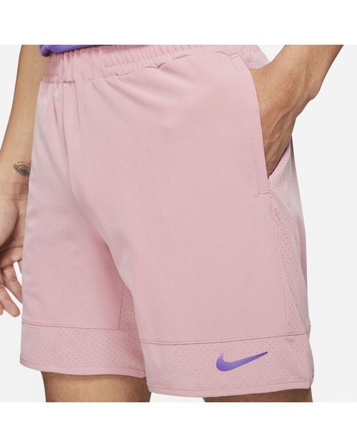 Nike pink shop tennis shorts