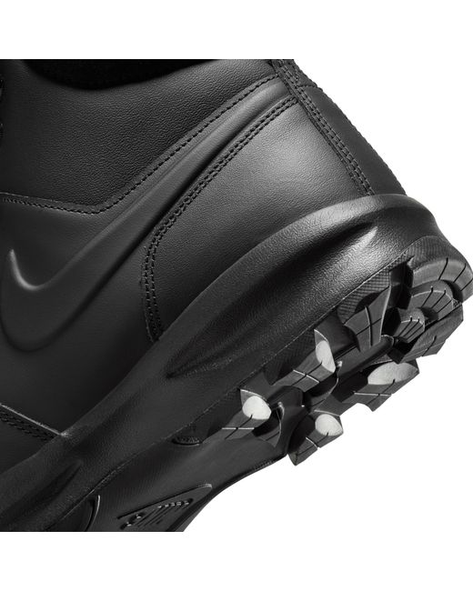 Nike Black Manoa Leather Boot for men