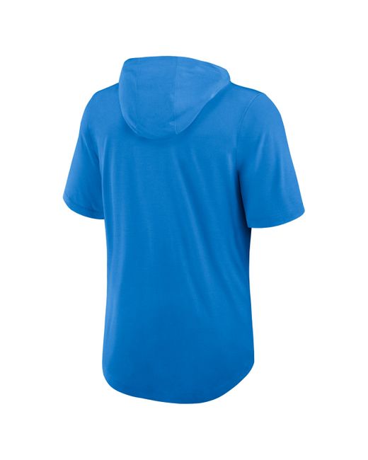 Nike Blue Los Angeles Chargers Dri-Fit Nfl Hooded T-Shirt for men