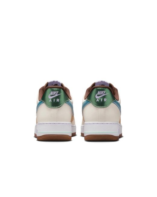 Nike Blue Air Force 1 Retro Shoes for men