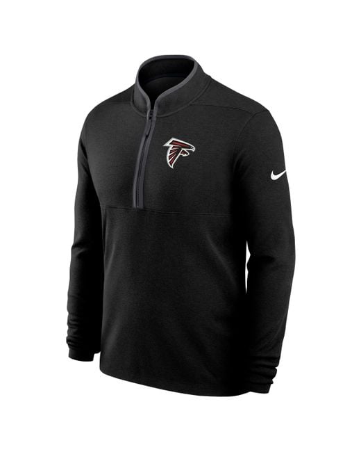 Nike Black Cincinnati Bengals Logo Victory Dri-Fit Nfl 1/2-Zip Long-Sleeve Top for men