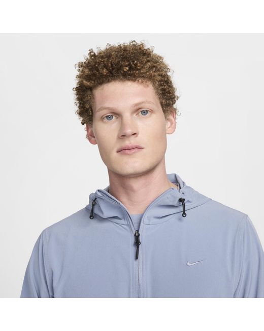 Nike Blue Unlimited Water-repellent Hooded Versatile Jacket for men