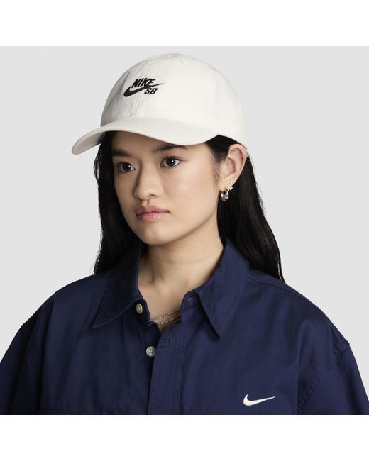 Nike Blue Sb Club Unstructured Skate Cap
