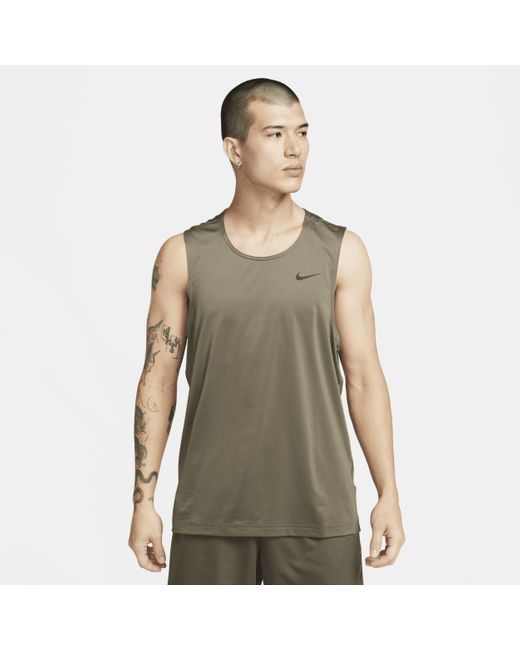 Nike Green Ready Dri-fit Fitness Tank Top for men