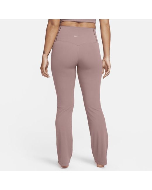 Nike Pink Yoga Dri-fit Luxe Flared Pants