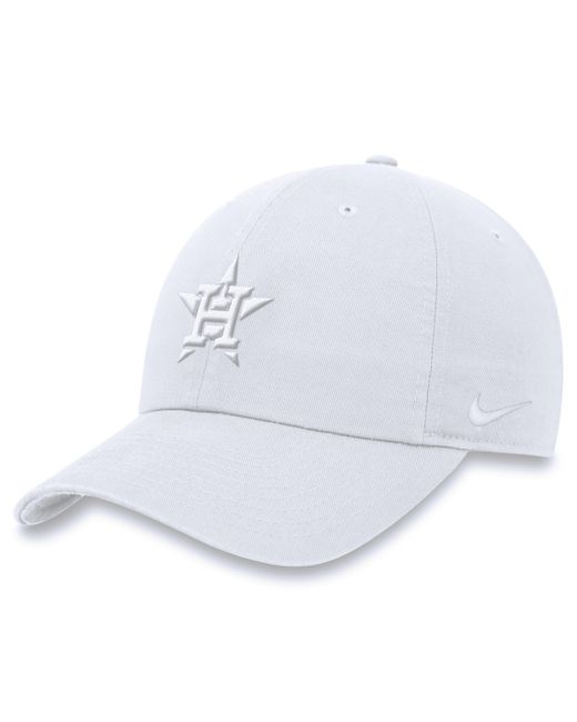 Nike White Houston Astros Club Mlb Adjustable Hat for men