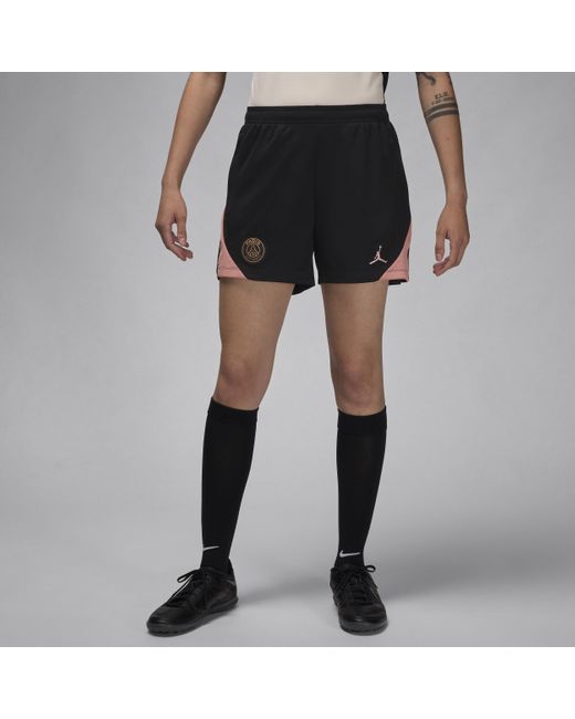 Nike Black Nike Paris Saint-Germain Strike Third Dri-Fit Football Knit Shorts