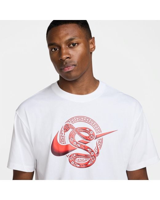 Nike White Sportswear Lny Max90 T-Shirt for men