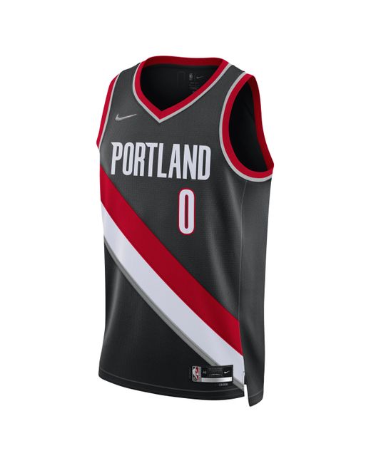 Nike Portland Trail Blazers Diamond Icon Edition Drifit Nba Swingman