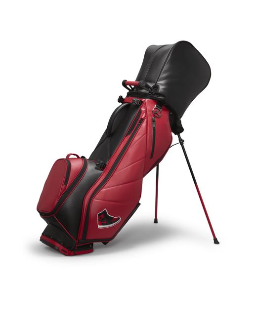 Nike Red Fade Away Luxe 6-Way Golf Bag for men