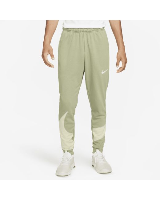 Nike Green Dri-fit Tapered Fitness Trousers 50% Sustainable Blends for men