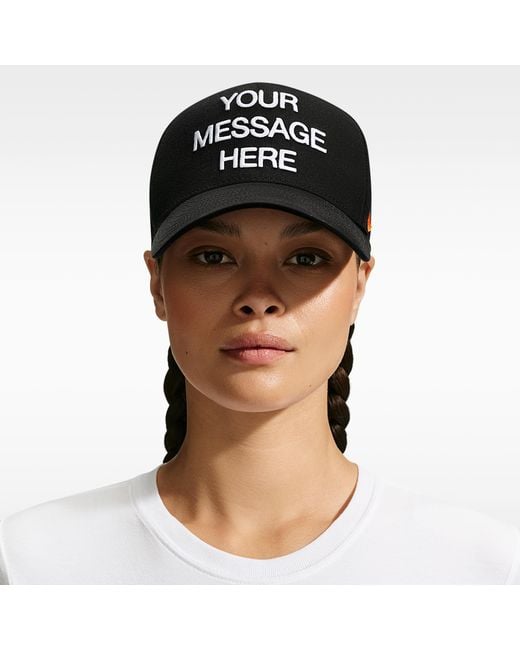 Nike Brown Rise "Your Message Here" Structured A-Frame Cap