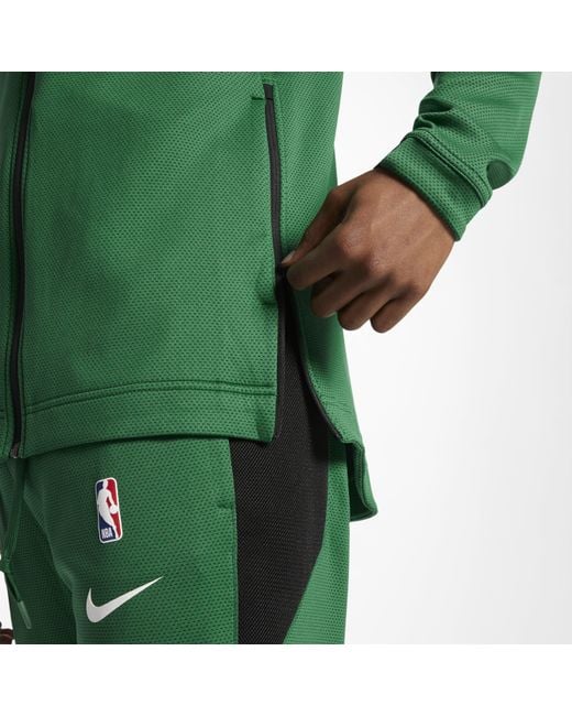 Nike Boston Celtics Therma Flex Showtime Nba Hoodie in Green for Men | Lyst  UK