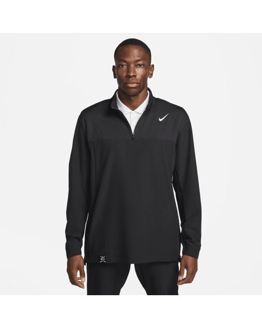 Nike Black Golf Club Dri-fit Golf Jacket for men