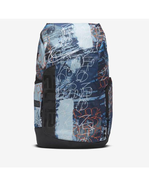 Nike Elite Pro Basketball Printed Backpack (blue) for men
