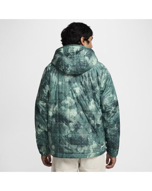 Nike Green Tottenham Hotspur Third Fleece-Lined Hooded Jacket for men