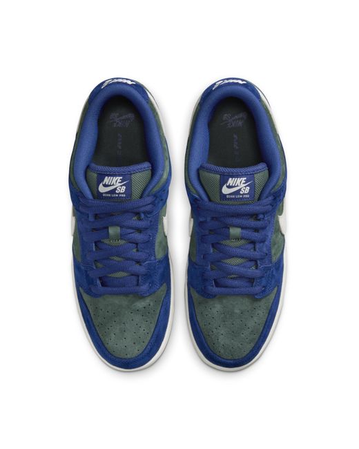 Nike Blue Sb Dunk Low Pro Skate Shoes