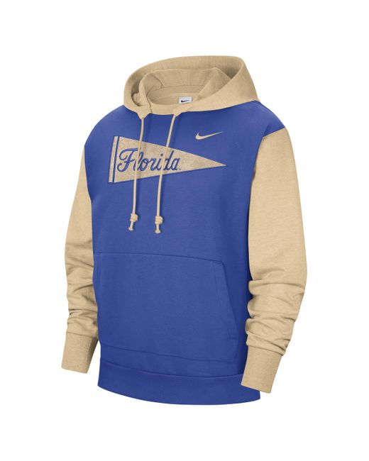 Nike Blue Florida Standard Issue College Pullover Hoodie for men