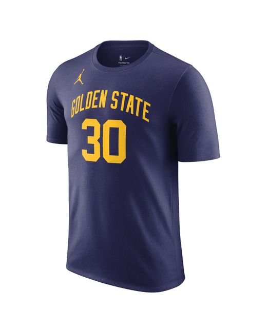 Nike Golden State Warriors Statement Edition Jordan Nba-shirt in het Blue voor heren