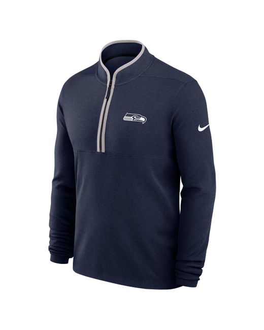 Nike Blue Tennessee Titans Logo Victory Dri-Fit Nfl 1/2-Zip Long-Sleeve Top for men