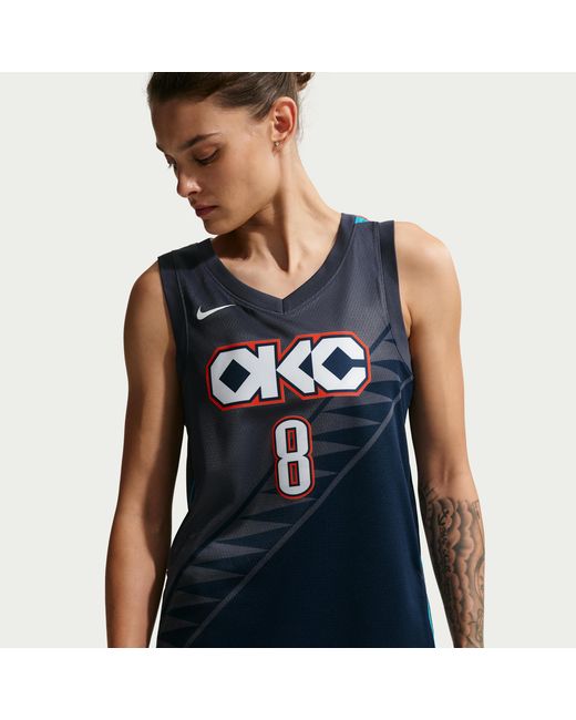 Nike Blue Jalen Williams Oklahoma City Thunder City Edition Nba Swingman Jersey for men