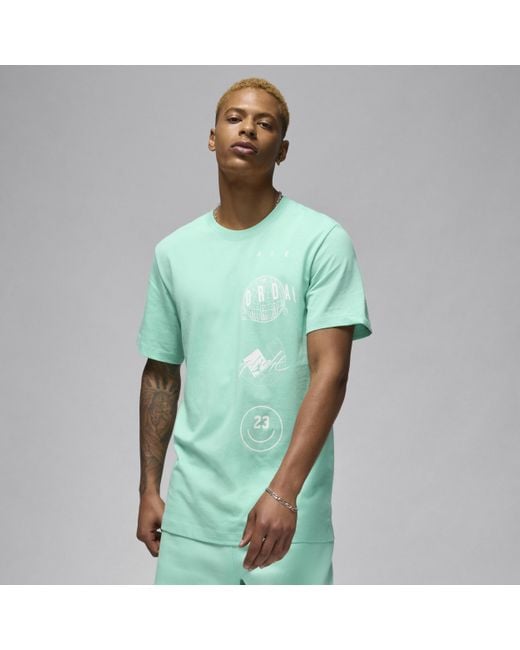 Nike Jordan Brand T-shirt in het Green voor heren