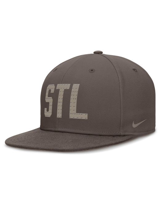 Nike Brown St. Louis Cardinals Statement True Dri-fit Mlb Fitted Hat for men