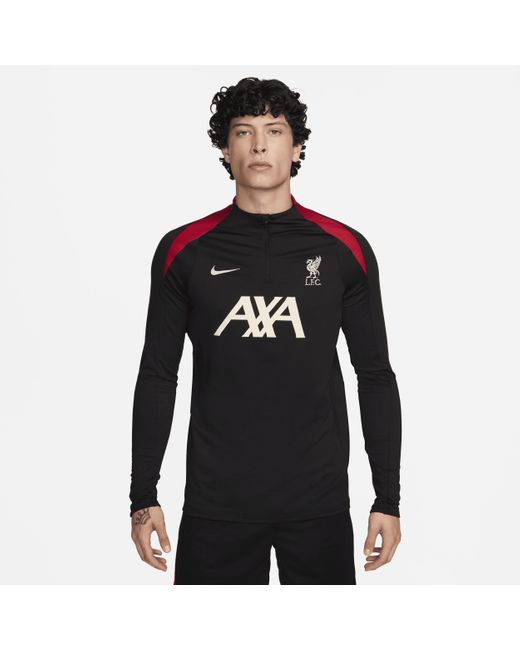 Nike Black Liverpool F.c. Strike Dri-fit Football Drill Top Polyester for men