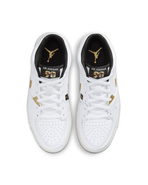 Nike White Jordan Stadium 90 Shoes Leather for men