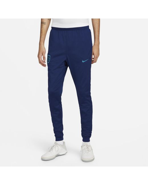 Nike England Strike Dri-fit Knit Soccer Track Pants in Blue for Men | Lyst