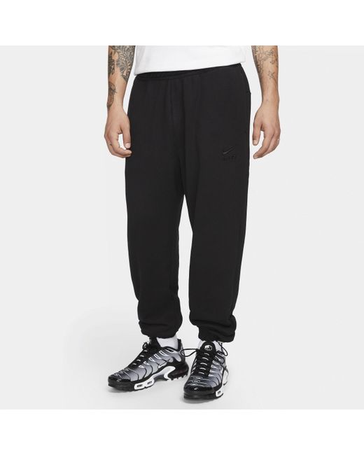 Nike Air French Terry Jogger Pants in Black for Men | Lyst Australia