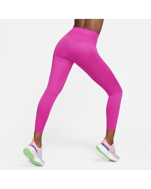 Pink nike leggings deals