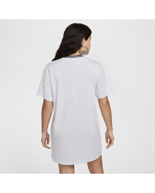 Nike White Sportswear Dress Polyester