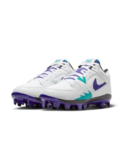 Nike Blue Stadium 90 Low Mcs Baseball Cleats for men