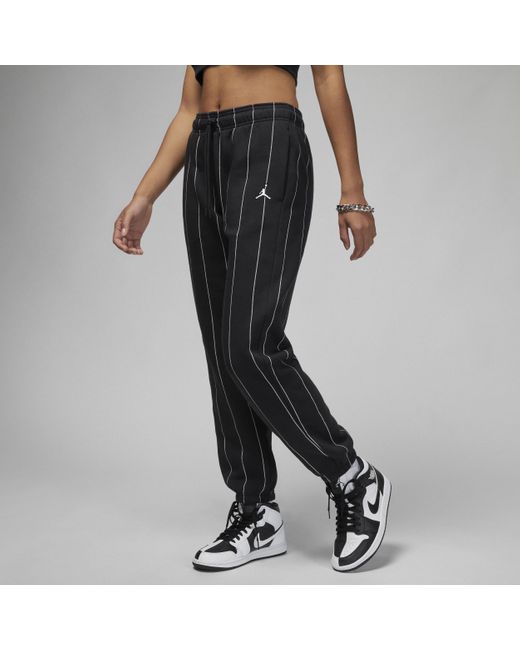 Nike Jordan Brooklyn Fleece Pants In Black