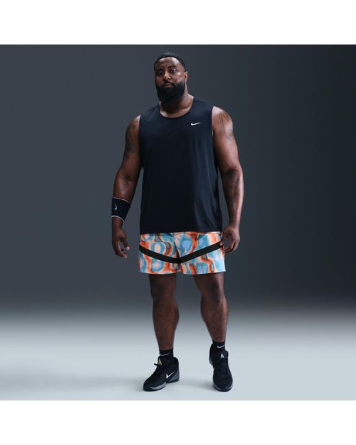 Nike Blue Icon Dri-Fit 6" Basketball Shorts for men