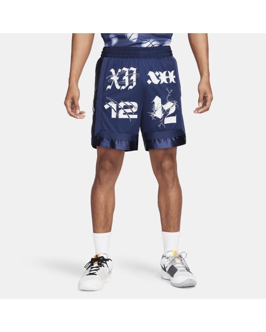 Nike Ja Dri-fit Dna Basketbalshorts in het Blue voor heren
