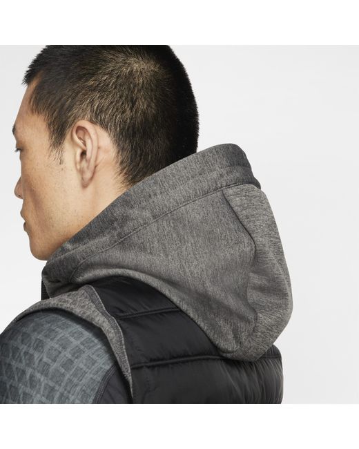 Nike Therma Winterized Full zip Training Gilet in Grey for Men