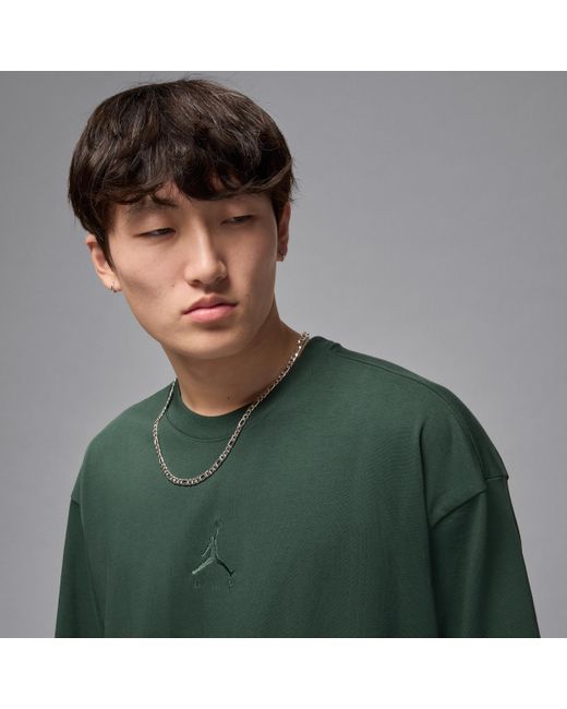 Nike Green Flight Essentials Oversized T-Shirt for men