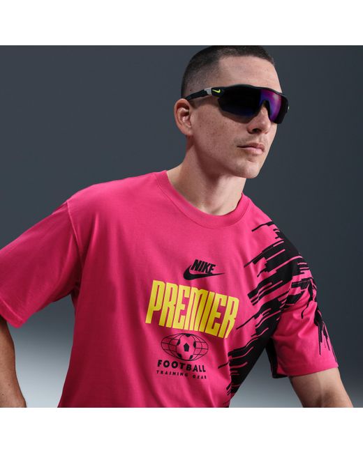 Nike Pink Max90 Soccer T-Shirt for men