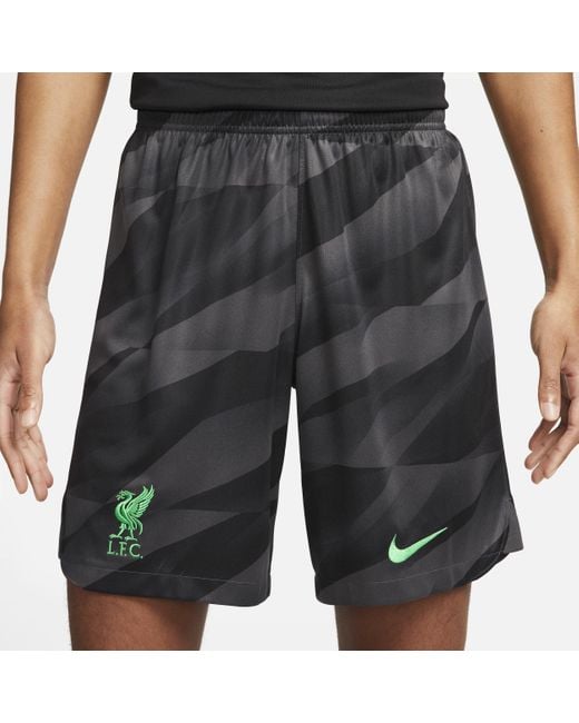 Nike Black Liverpool Fc 2023/24 Stadium Goalkeeper Dri-fit Soccer Shorts for men