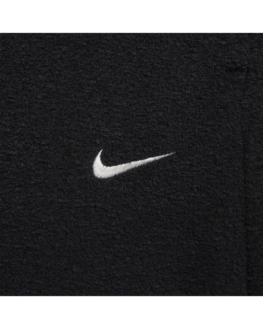 Nike Sportswear Phoenix Plush High-waisted Wide-leg Cozy Fleece Pants in  Black