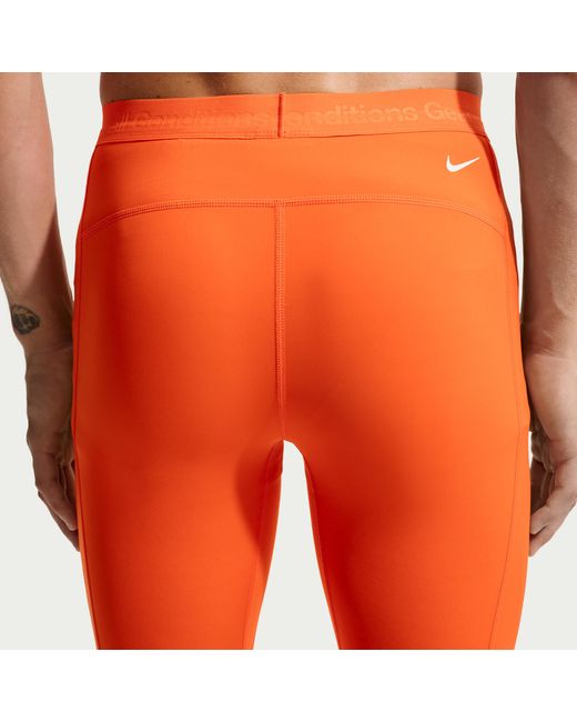Nike Red Acg "Wildsee" Dri-Fit Base Layer Tights for men