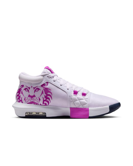 Nike Purple Lebron Witness Viii Basketball Shoes for men
