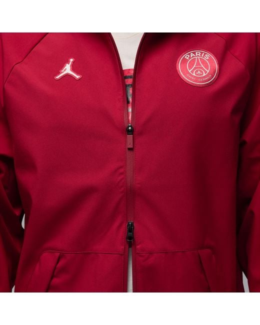 Nike Red Paris Saint-Germain Jam Warm-Up Jacket for men