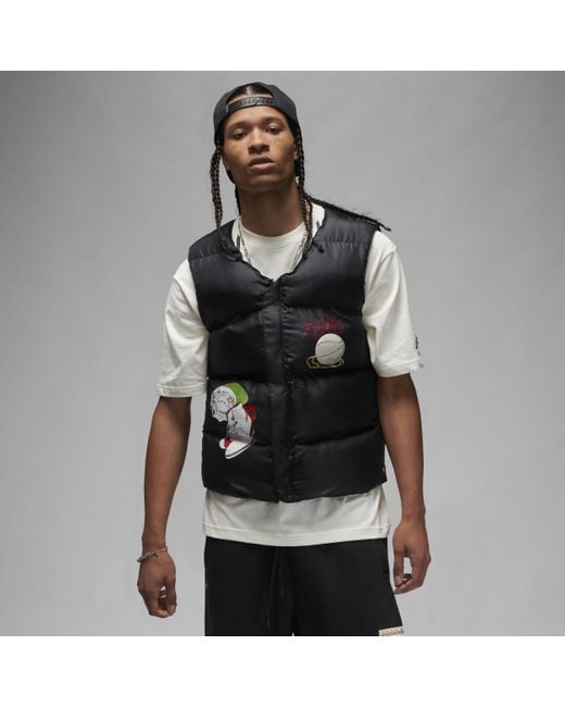 Nike Jordan Artist Series By Jacob Rochester Vest In Black, for men