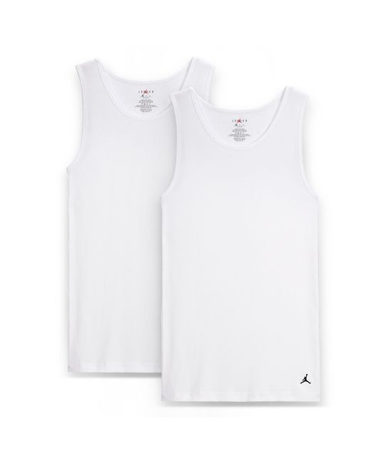 Nike White Flight Base Tank Tops (2-Pack) for men