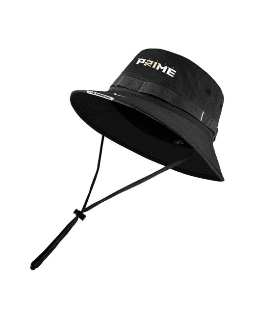 Nike Black Deion Sanders "p21me" College Boonie Bucket Hat for men
